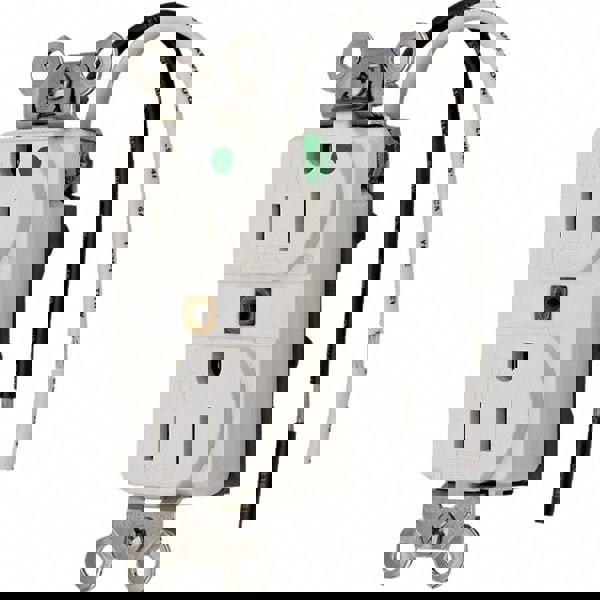 Straight Blade Duplex Receptacle: NEMA 5-15R, 15 Amps, Grounded